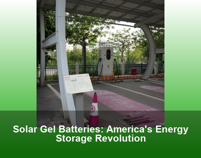 Solar Gel Batteries: America's Energy Storage Revolution